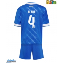 Real Madrid David Alaba #4 Tredjedraktsett Barn 2025-26 Kortermet (+ Korte bukser)